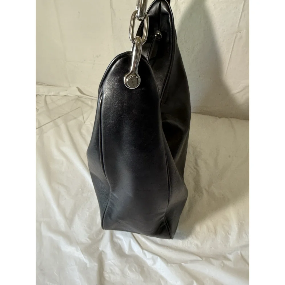 Marc Jacobs Tempo Large Black Hobo Convertible Shoulder Handbag $525_9